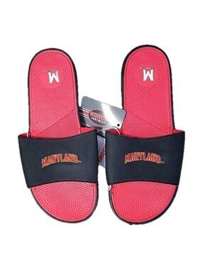 UMD Terps | Maryland Terrapins Sport Slides Size Large 9/10 NWT